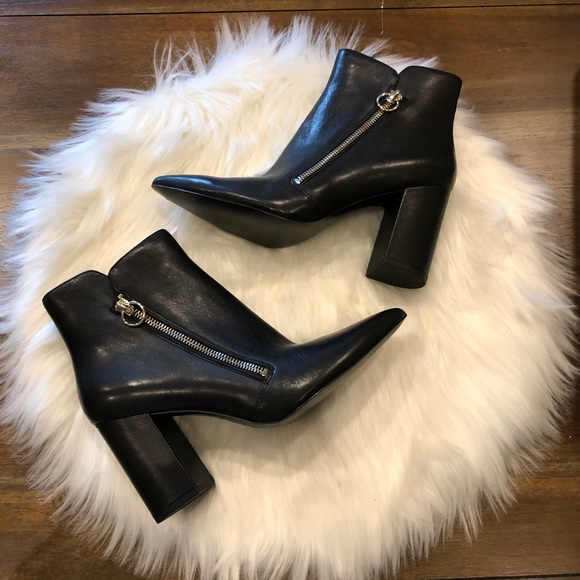 Nine West Shoes - Nine West Black leather Russity Ankle boots 8m
